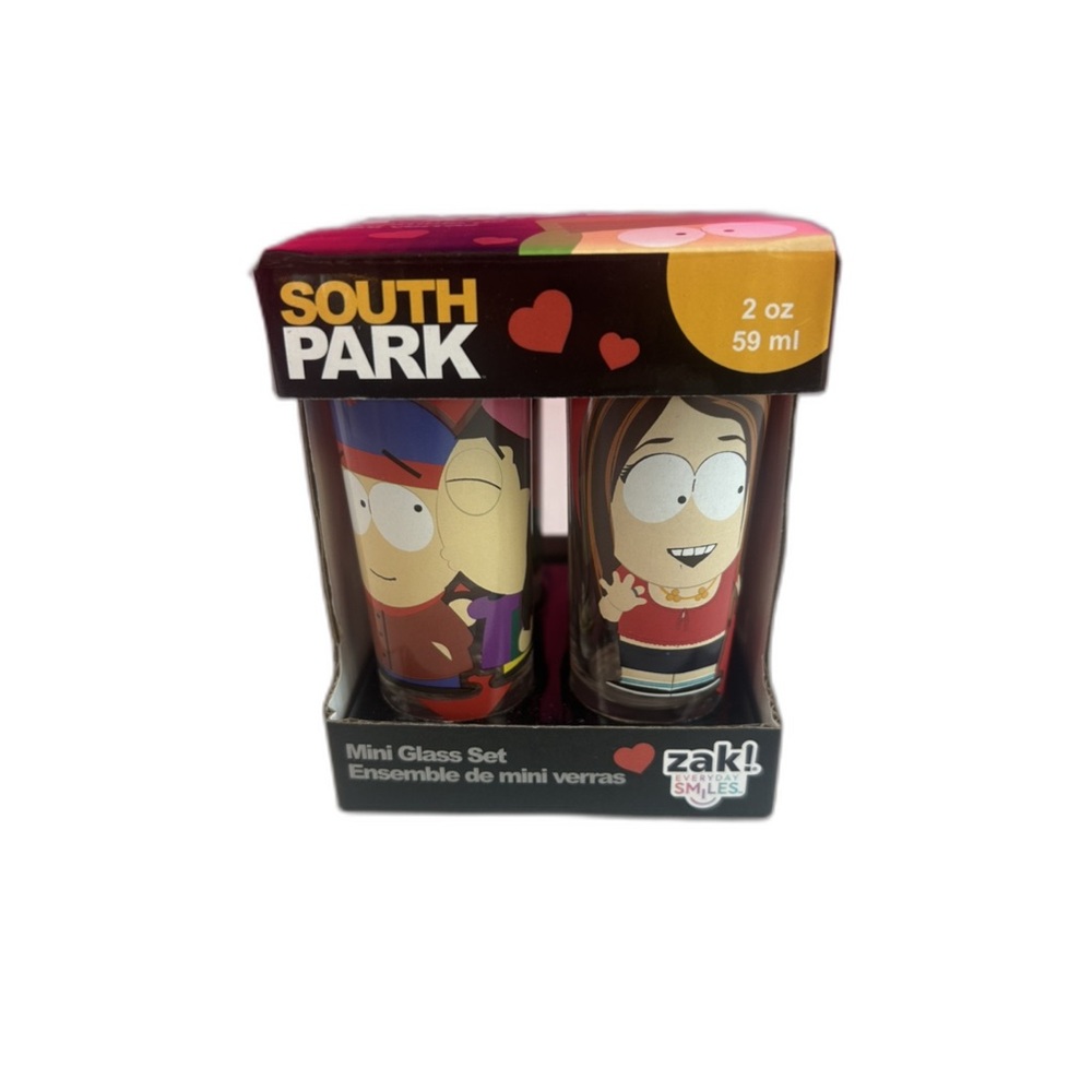 South Park mini glass set.